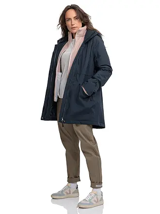 SCHÖFFEL | Damen Winterparka Malkay Hoodie | dunkelblau